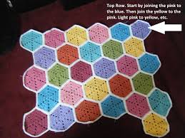 How to Join Hexagon Crochet