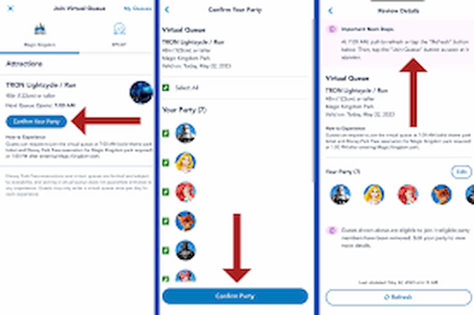 how to join virtual queue disney