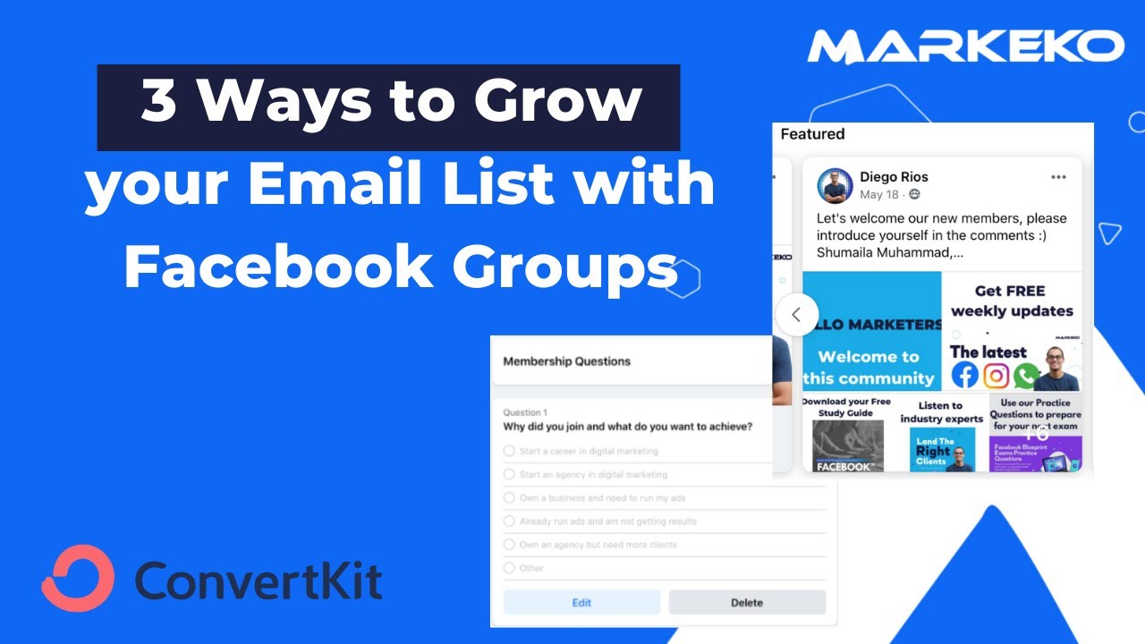 How To Get email lists from facebook