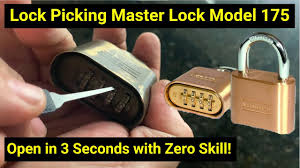 How to Open a Master Lock 4-Digit Combination