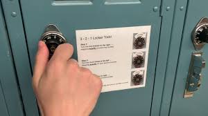 how to open locker lock