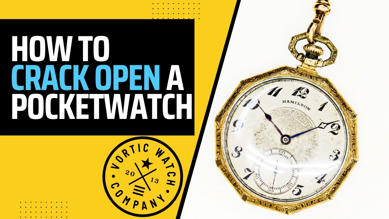 how to open an elgin pocket watch